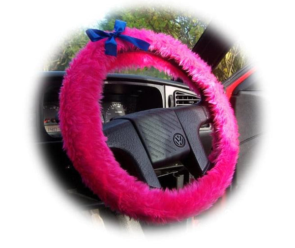 Pink fluffy deals wheel cover