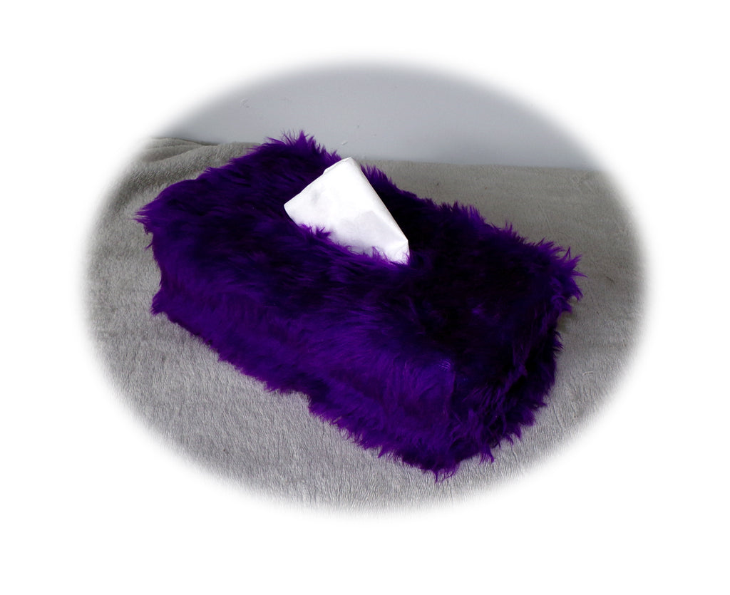 Purple tissue box clearance cover